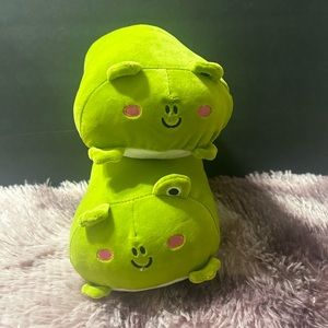 004 BOGO: buy 1 get 1 green frog plushies